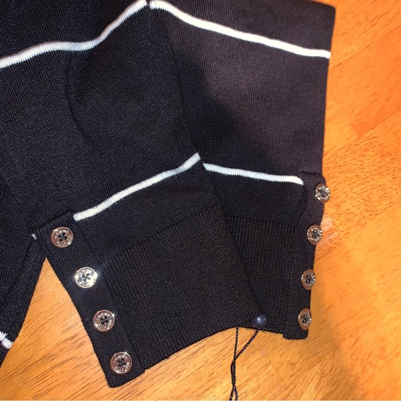 NWT - Tommy Hilfiger Long Sleeve Turtleneck Stripe Sweater Dress - Picture 8 of 8